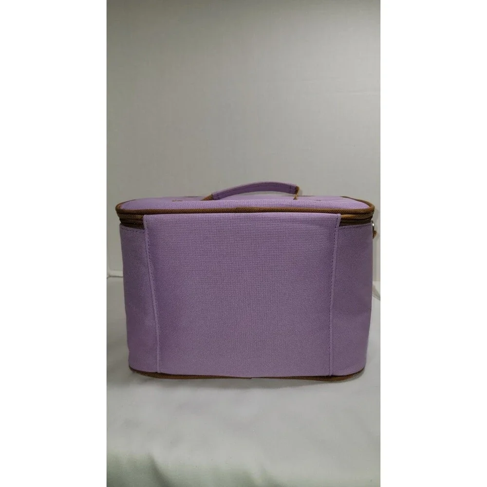 Lucky Brand Purple Lunch Bag Insulated with Detachable Strap 10x7x7.5